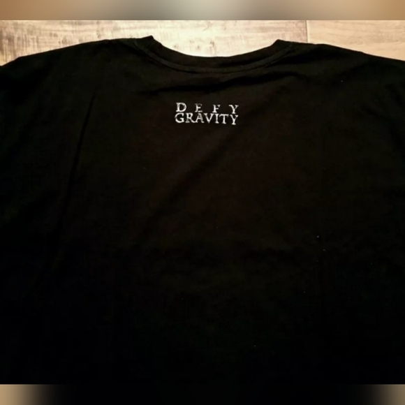 Wicked Broadway Theatre Musical Defy Gravity Witch T-Shirt XL Organic Cotton - Picture 5 of 7